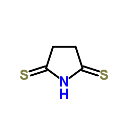 2,5-Pyrrolidinedithione structure