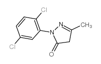 2-(2,5-dichlorophenyl)-2,4-dihydro-5-methyl-3H-pyrazol-3-one Structure