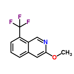 8-(trifluoromethyl)-3-Methoxyisoquinoline Structure