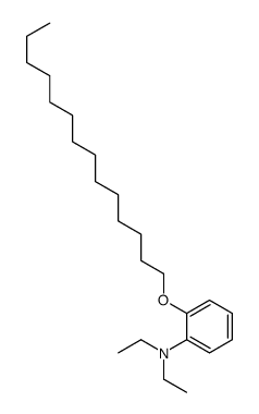 N,N-diethyl-2-tetradecoxyaniline Structure