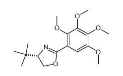 (S)-4-tert-Butyl-2-(2,3,4,5-tetramethoxy-phenyl)-4,5-dihydro-oxazole Structure