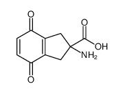 1H-Indene-2-carboxylicacid,2-amino-2,3,4,7-tetrahydro-4,7-dioxo-(9CI) Structure