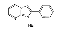 2-Phenylimidazo(1,2-a)pyrimidinehydrobromide Structure