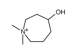 1,1-dimethylazepan-1-ium-4-ol Structure