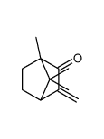 (4R)-4,7,7-trimethyl-2-methylidenebicyclo[2.2.1]heptan-3-one Structure