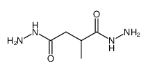 Butanedioic acid,methyl-,dihydrazide (9CI)结构式