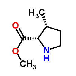 (2S,3R)-CIS-3-METHYL-L-PROLINE METHYL ESTER structure