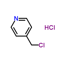 4-氯甲基吡啶盐酸盐结构式