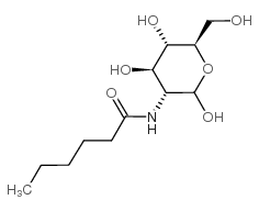 N-己酰-D-葡萄糖胺结构式