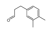 3,4-二甲基-苯丙醛结构式