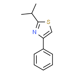 2-Isopropyl-4-phenylthiazole结构式