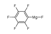 (pentafluoro phenyl) magnesiumfluoride Structure