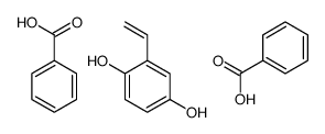 benzoic acid,2-ethenylbenzene-1,4-diol结构式