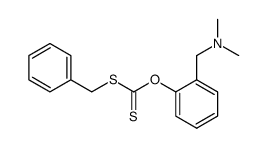 S-Benzyl-O-<2-dimethylaminomethylphenyl>-dithiocarbonat Structure