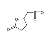 5-(methylsulfonylmethyl)oxolan-2-one结构式