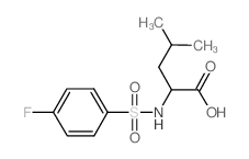 2-([(4-FLUOROPHENYL)SULFONYL]AMINO)-4-METHYLPENTANOIC ACID picture