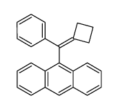 Anthracene,9-(cyclobutylidenephenylmethyl)- Structure