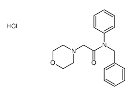 N-benzyl-2-morpholin-4-yl-N-phenylacetamide,hydrochloride Structure