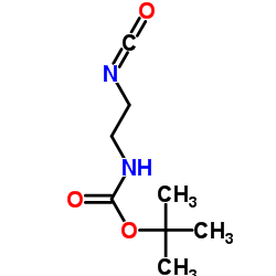 Carbamic acid, (2-isocyanatoethyl)-, 1,1-dimethylethyl ester (9CI)结构式