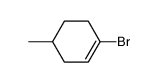 1-bromo-4-methyl-cyclohexene结构式