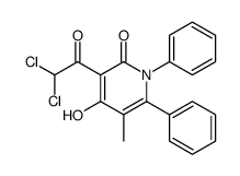 3-(2,2-dichloroacetyl)-4-hydroxy-5-methyl-1,6-diphenylpyridin-2-one Structure