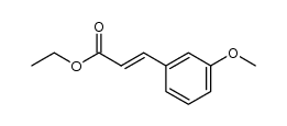 trans-1-ethoxycarbonyl-2-(3-methoxyphenyl)ethylene结构式