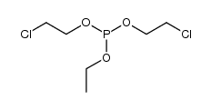 phosphorous acid ethyl ester bis-(2-chloro-ethyl) ester structure