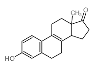 Estra-1,3,5(10),8-tetraen-17-one,3-hydroxy-, (14b)-(9CI) picture