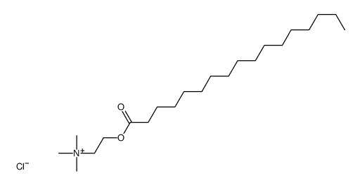 2-heptadecanoyloxyethyl(trimethyl)azanium,chloride Structure