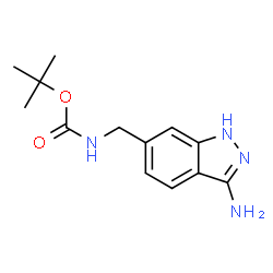 tert-butyl N-[(3-amino-1H-indazol-6-yl)methyl]carbamate picture