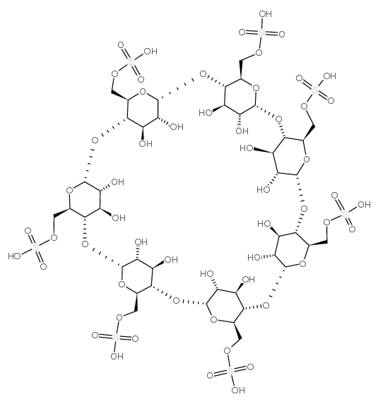 环糊精硫酸钠结构式