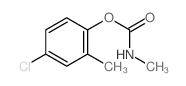 (4-chloro-2-methyl-phenyl) N-methylcarbamate Structure