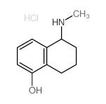 1-Naphthalenol,5,6,7,8-tetrahydro-5-(methylamino)-, hydrochloride (1:1) picture