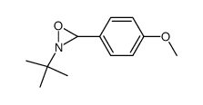 2-tert-butyl-3-(4-methoxyphenyl)-1,2-oxaziridine Structure