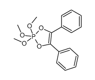 2,2,2-trimethoxy-4,5-diphenyl-2,2-dihydro-1,3,2-dioxaphospholene Structure