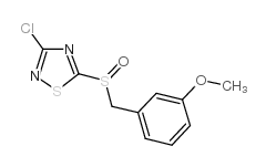 3-氯-5-(3-甲氧基苄基亚硫酰基)-1,2,4-噻二唑图片