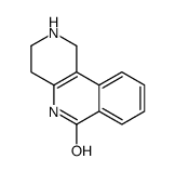 2,3,4,5-tetrahydro-1H-benzo[c][1,6]naphthyridin-6-one结构式