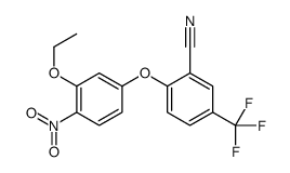 2-(3-ethoxy-4-nitrophenoxy)-5-(trifluoromethyl)benzonitrile Structure