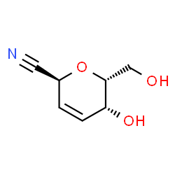 D-lyxo-Hept-3-enononitrile, 2,6-anhydro-3,4-dideoxy- (9CI) picture