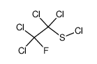 2-fluoro-1,1,2,2-tetrachloroethanesulphenyl chloride Structure