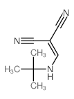 Propanedinitrile,2-[[(1,1-dimethylethyl)amino]methylene]- Structure