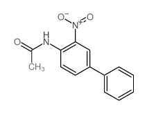 Acetamide, N-(3-nitro(1,1-biphenyl)-4-yl)- Structure