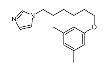 1-[6-(3,5-dimethylphenoxy)hexyl]imidazole Structure