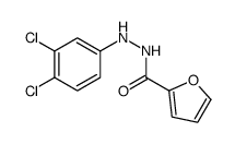 N'-(3,4-dichlorophenyl)furan-2-carbohydrazide Structure