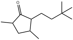 3,5-Dimethyl-2-(3,3-dimethylbutyl)-1-cyclopentanone structure