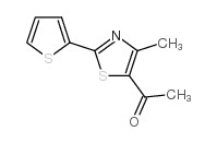 1-[4-甲基-2-(2-噻吩)-1,3-噻唑-5-基]-1-乙星空app结构式