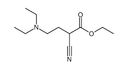 2-cyano-4-diethylamino-butyric acid ethyl ester结构式