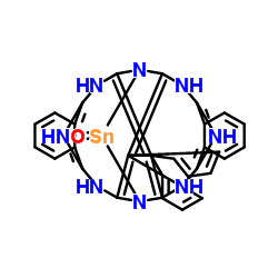 STANNYL(IV)-PHTHALOCYANINE结构式