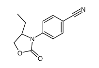 (S)-4-(4-乙基-2-氧代噁唑啉-3-基)苯甲腈结构式