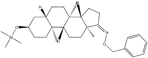 3α-(Trimethylsiloxy)-5α-androstan-17-one O-benzyl oxime picture